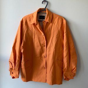 Babaton Orange Wool Jacket
